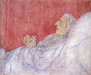 James Ensor My Dead Aunt oil painting on canvas